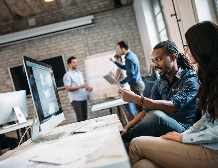 Office team collaboration